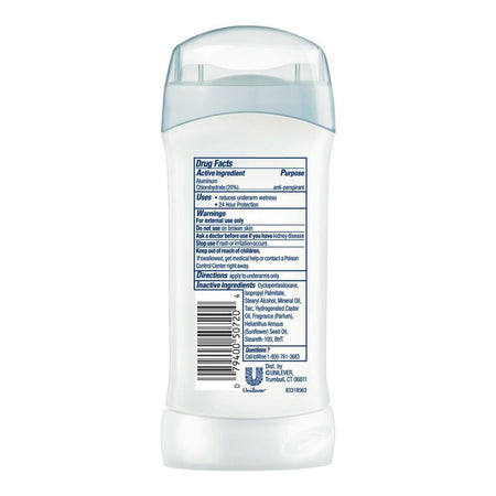 Dove Powder 24H Invisible Solid Anti Perspirant Deodorant Stick, For Women, 74g - Image 2