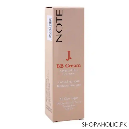 j. note advanced skin corrector bb cream, paraben free, 01 image2
