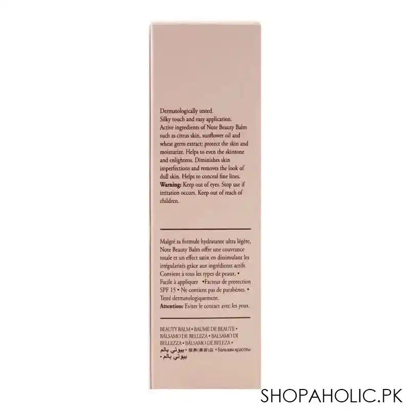j. note advanced skin corrector bb cream, paraben free, 501 image3