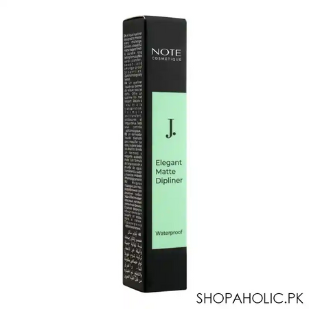 j. note cosmetique elegant matte dip eye liner, waterproof, 02, coffee brown image2