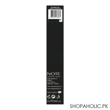 j. note cosmetique elegant matte dip eye liner, waterproof, 02, coffee brown image3