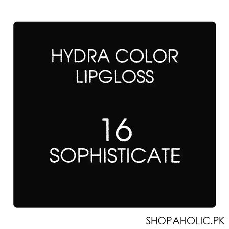 J. Note Hydra Color Lip Gloss, 16, With Argan Oil + Cocoa Butter - Image 5
