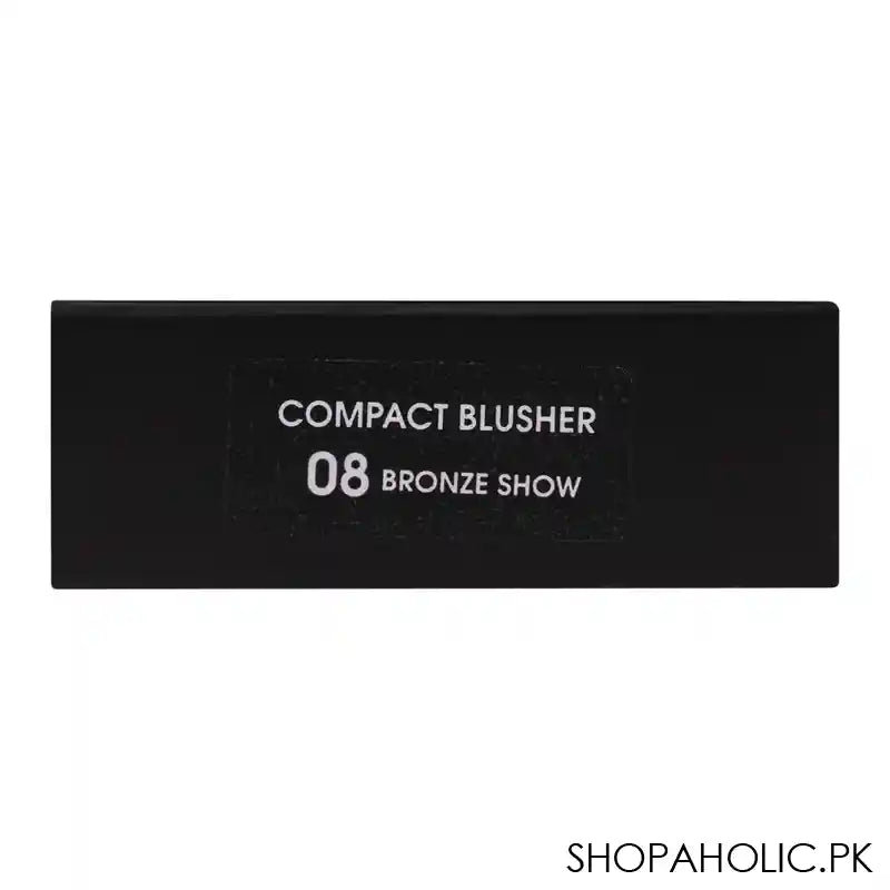 J. Note Luminous Silk Compact Blusher, 08 Bronze Show, With Argan Oil - Image 4