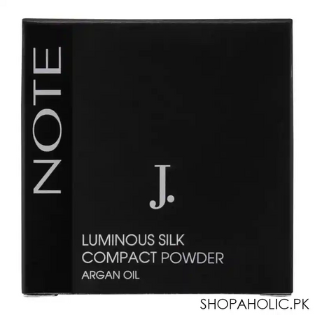 j. note luminous silk compact powder, 03 medium beige, with argan oil image4