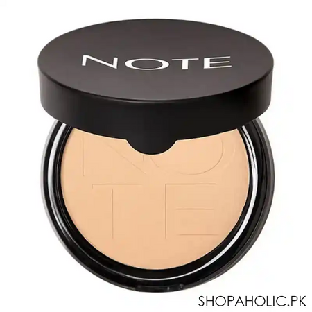 j. note luminous silk compact powder, 03 medium beige, with argan oil main image