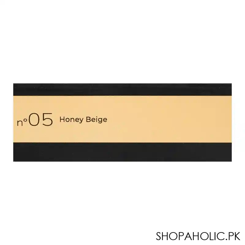 J. Note Luminous Silk Compact Powder, 05 Honey Beige, With Argan Oil - Image 3