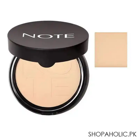 j. note luminous silk compact powder, 06 dark honey, with argan oil main image