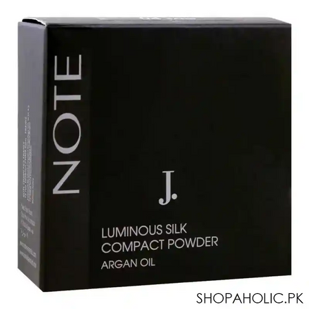 j. note luminous silk compact powder, argan oil, 02 natural beige image4