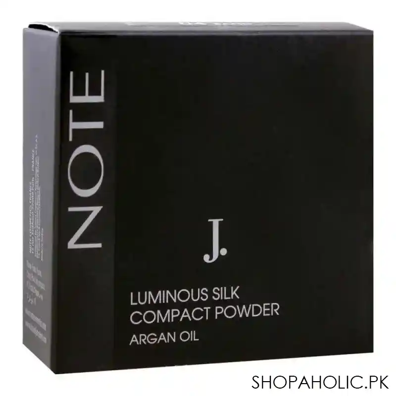 j. note luminous silk compact powder, argan oil, 04 sand image4