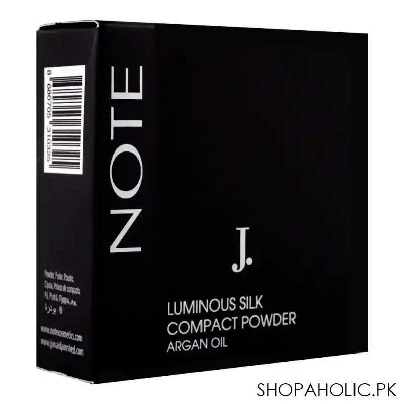 j. note luminous silk compact powder, with argan oil, 200 image3