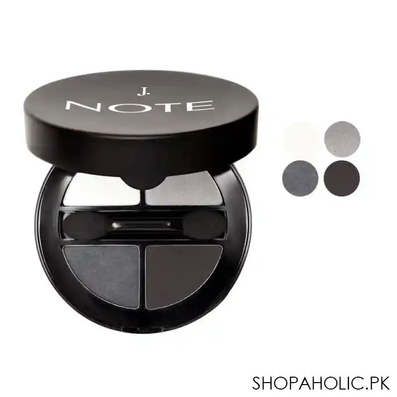 j. note luminous silk quattro eyeshadow, 03, with vitamin e main image