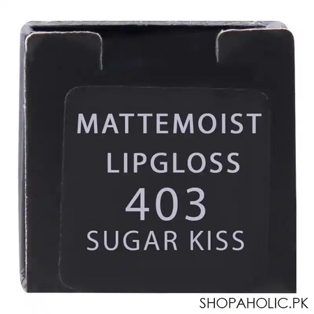 j. note matte moist lipgloss, 403 sugar kiss image5