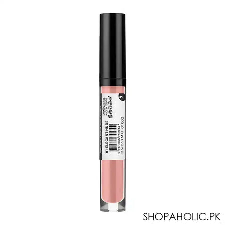 J. Note Matte Queen Long Stay Liquid Lipstick, 4ml, 01 Elegant Nude - Image 2