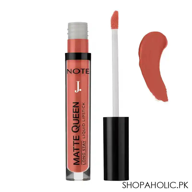 J. Note Matte Queen Long Stay Liquid Lipstick, 4ml, 08 Glamour Touch - Image 3