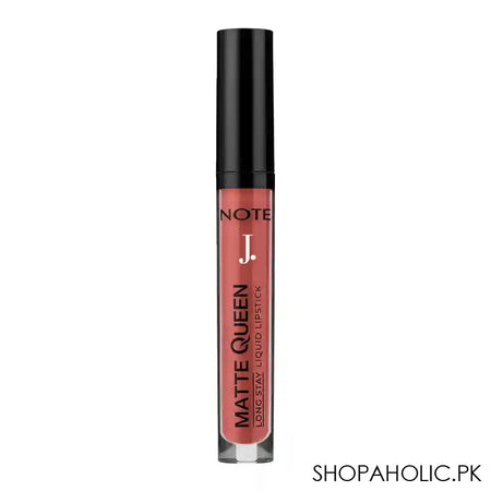 J. Note Matte Queen Long Stay Liquid Lipstick, 4ml, 09 Castle Brick - Image 3