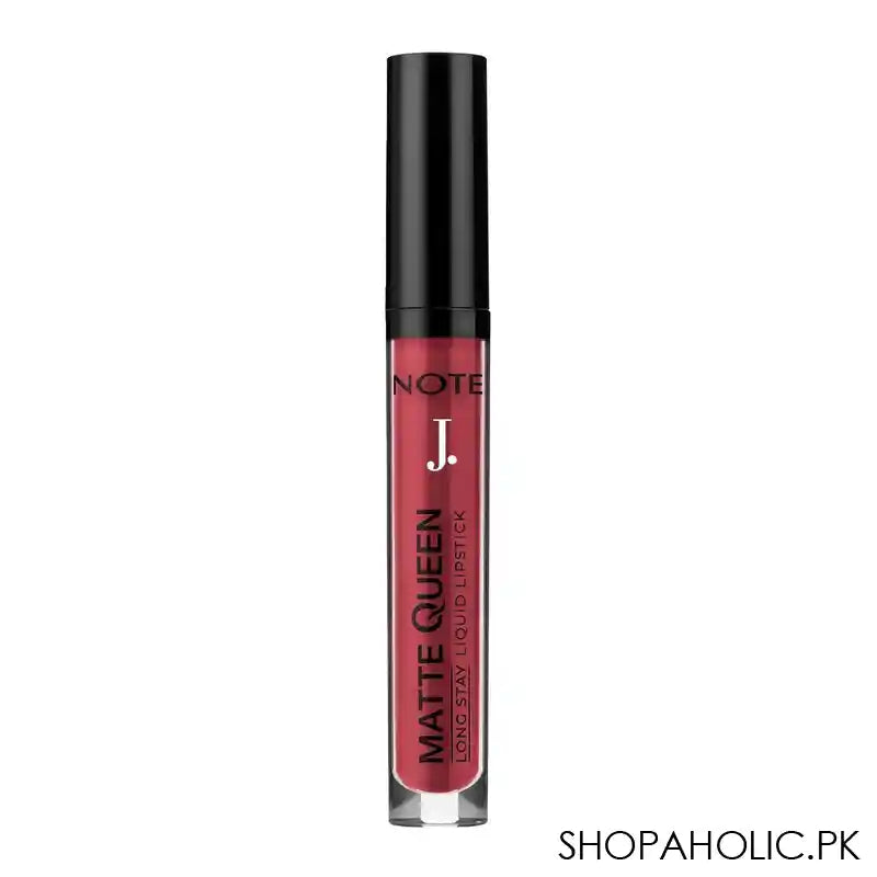J. Note Matte Queen Long Stay Liquid Lipstick, 4ml, 13 Red Elegance - Main Image