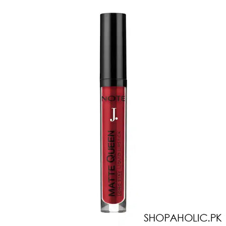 J. Note Matte Queen Long Stay Liquid Lipstick, 4ml, 16 Royal Velvet - Main Image