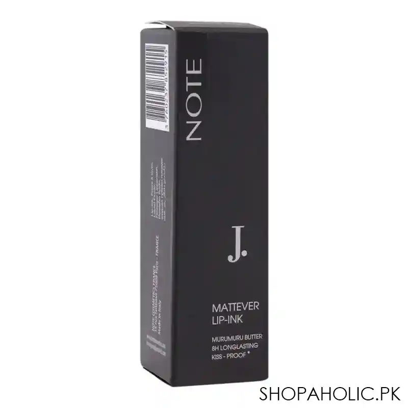 j. note mattever lip ink, long lasting, 08 antique pink image3