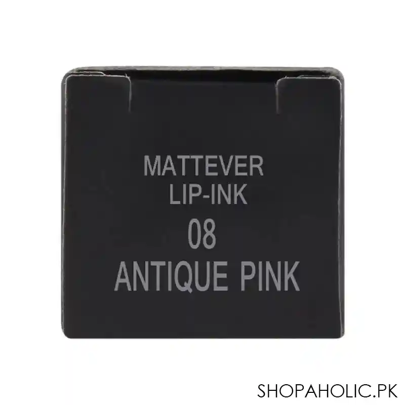 j. note mattever lip ink, long lasting, 08 antique pink image5
