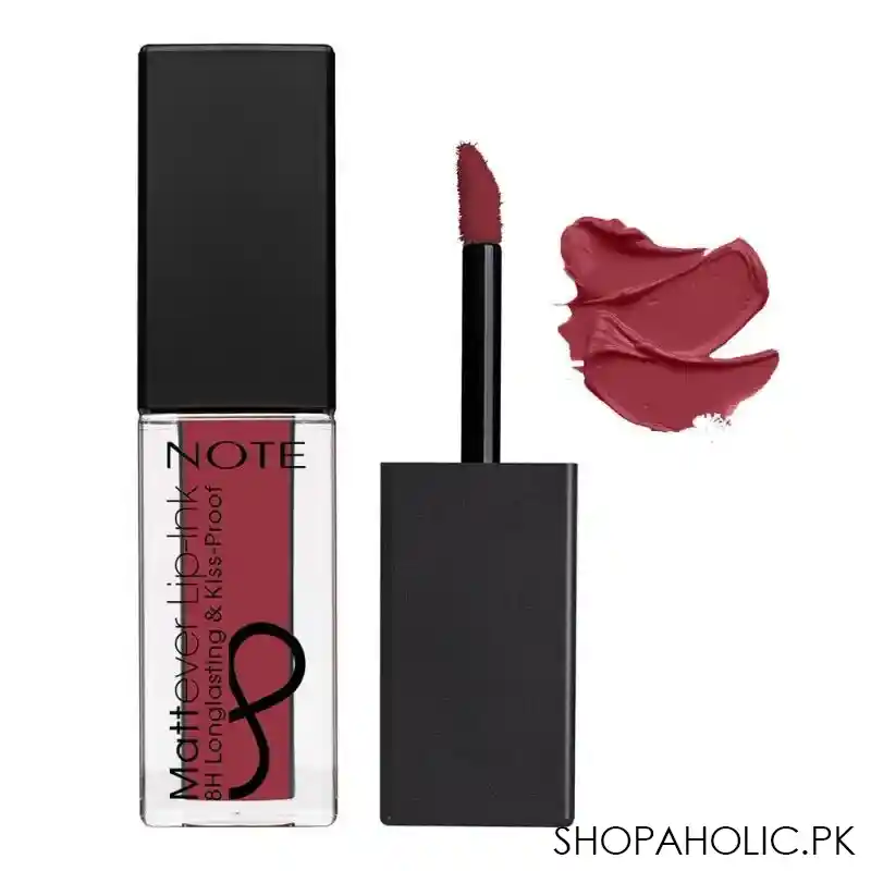 j. note mattever lip ink, long lasting, 08 antique pink main image
