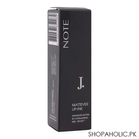 j. note mattever lip ink, long lasting, 15 urban red image3