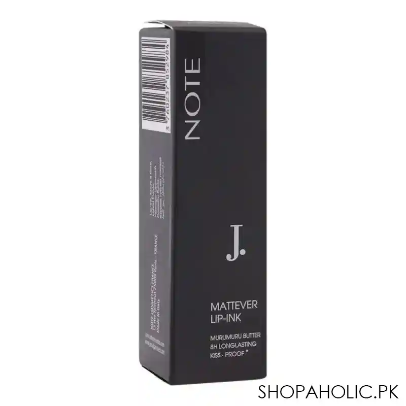j. note mattever lip ink, long lasting, 15 urban red image3