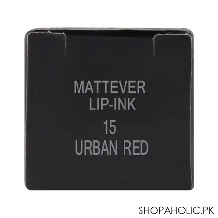 j. note mattever lip ink, long lasting, 15 urban red image5