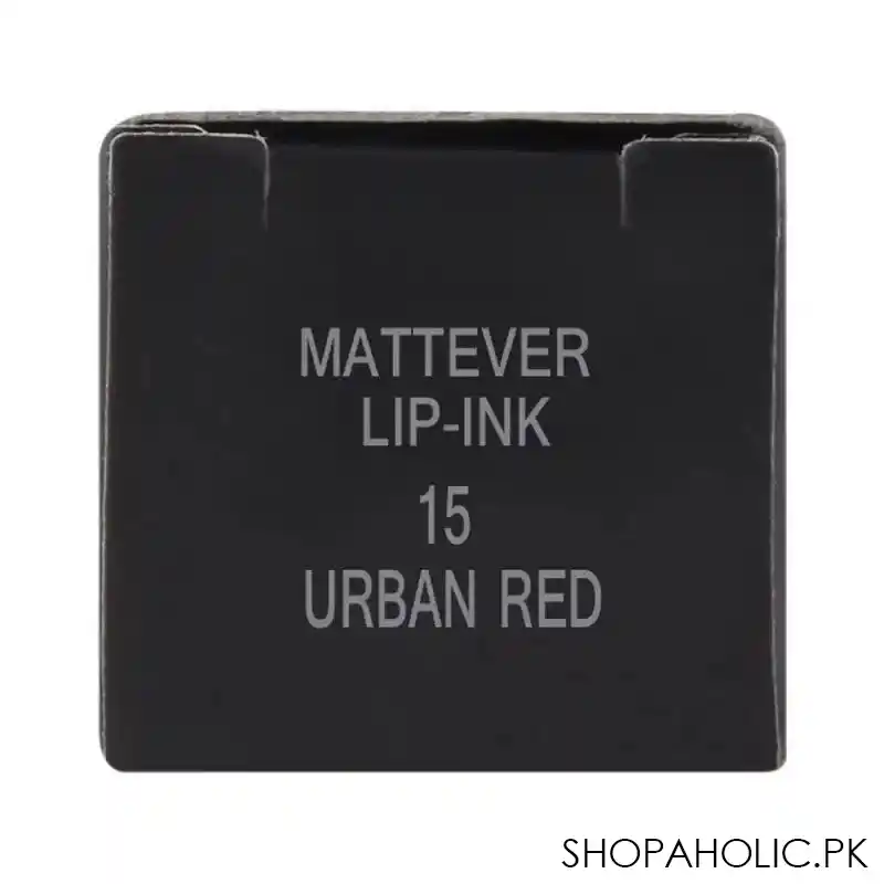 j. note mattever lip ink, long lasting, 15 urban red image5