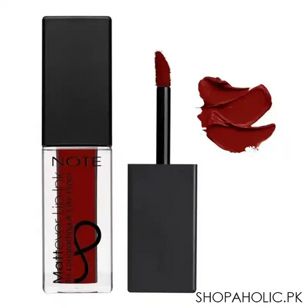 j. note mattever lip ink, long lasting, 15 urban red main image