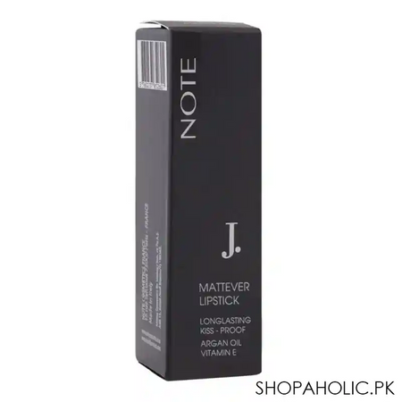 j. note mattever lipstick, long lasting, 13 strawberry envie image3