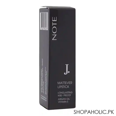 j. note mattever lipstick, long lasting, 14 dear cherry image3