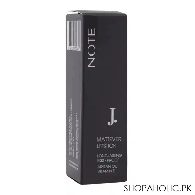 j. note mattever lipstick, long lasting, 14 dear cherry image3