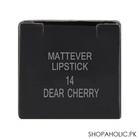j. note mattever lipstick, long lasting, 14 dear cherry image5