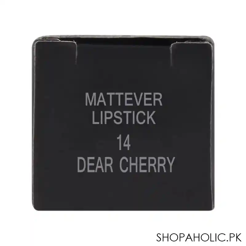 j. note mattever lipstick, long lasting, 14 dear cherry image5