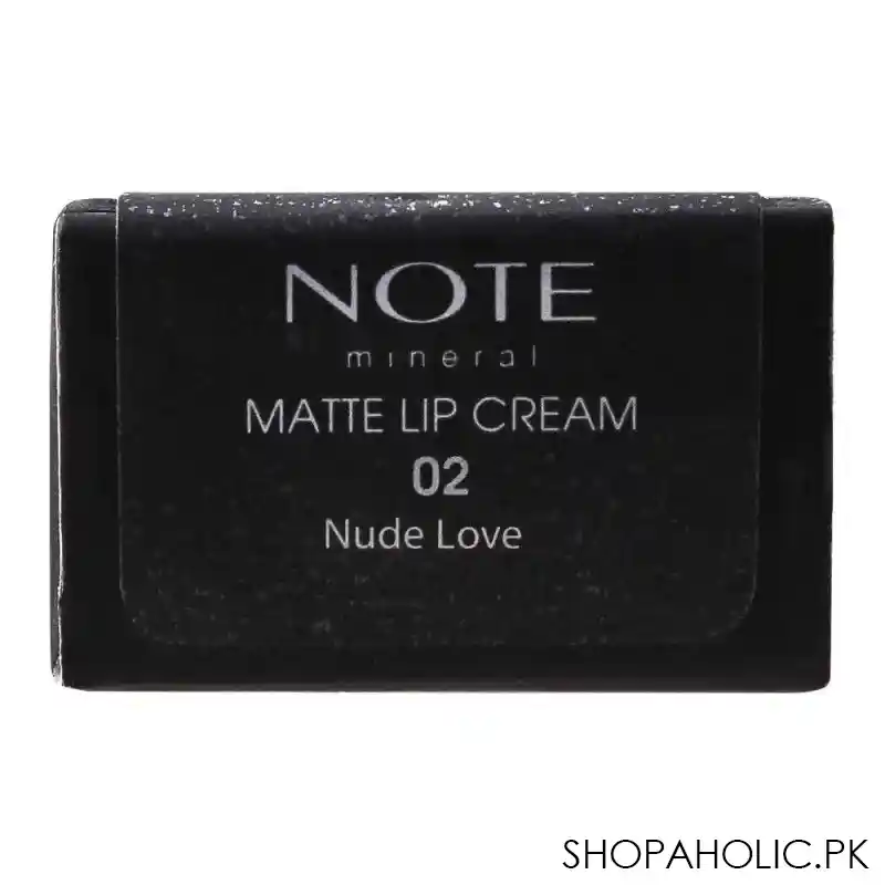 j. note mineral matte lip cream, 02 nude love, paraben free image5