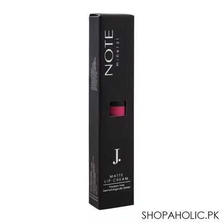 j. note mineral matte lip cream, 05 plum wine, paraben free image2