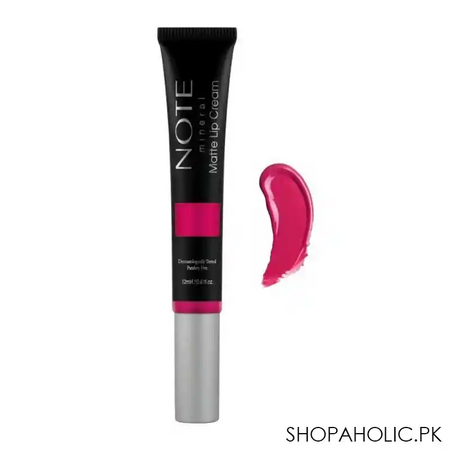 j. note mineral matte lip cream, 05 plum wine, paraben free main image