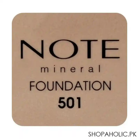 j. note mineral skin relaxation foundation, 501, spf 15, paraben free image5