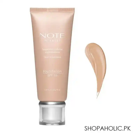 j. note mineral skin relaxation foundation, 501, spf 15, paraben free main image