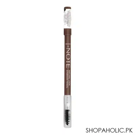 j. note natural look eyebrow pencil, 03, brown image2