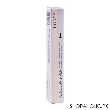 j. note perfecting pen, sculpting concealer & highlighter, 03 light beige image3