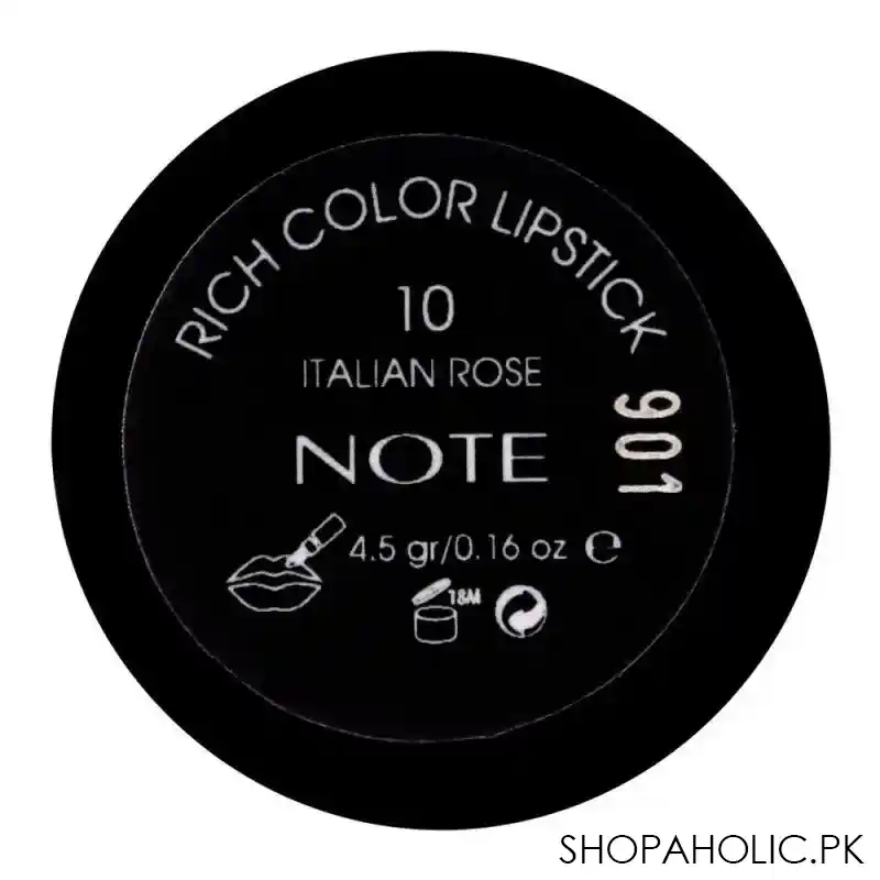 j. note rich color lipstick, 10, with argan oil + cocoa butter image3