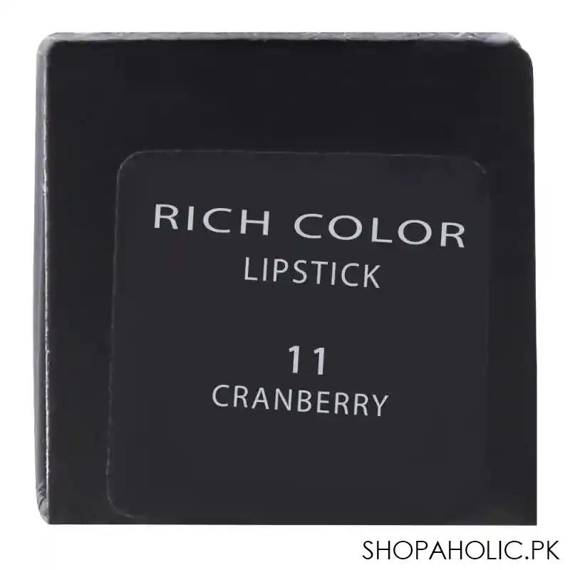 j. note rich color lipstick, 11 cranberry image5