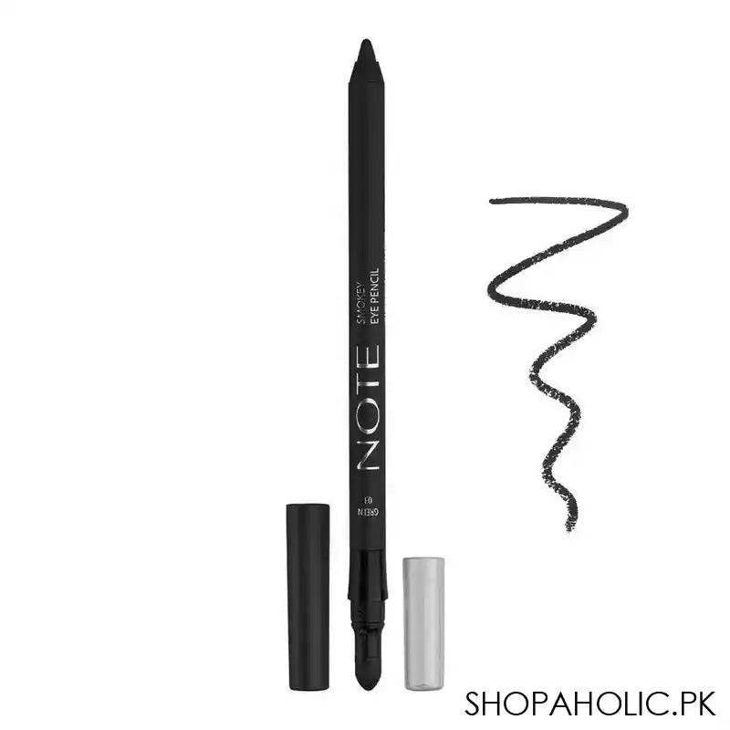 J. Note Smokey Eye Pencil, 1.20g, 01 Black - Image 2