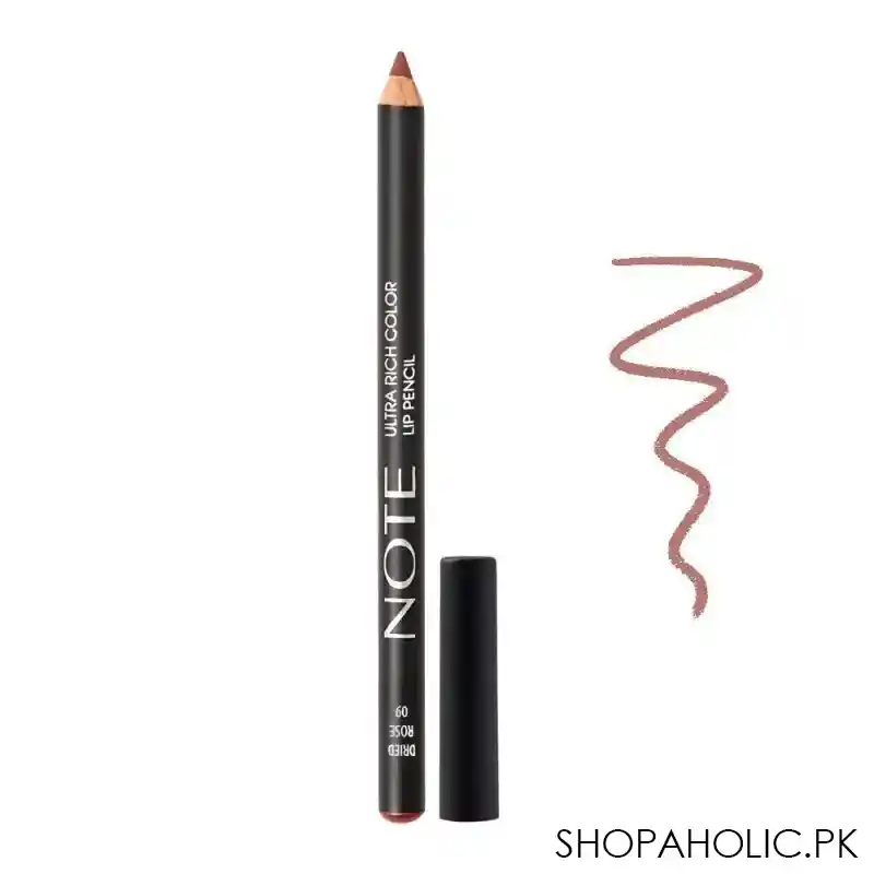 j. note ultra rich color lip pencil, 09 dried rose main image