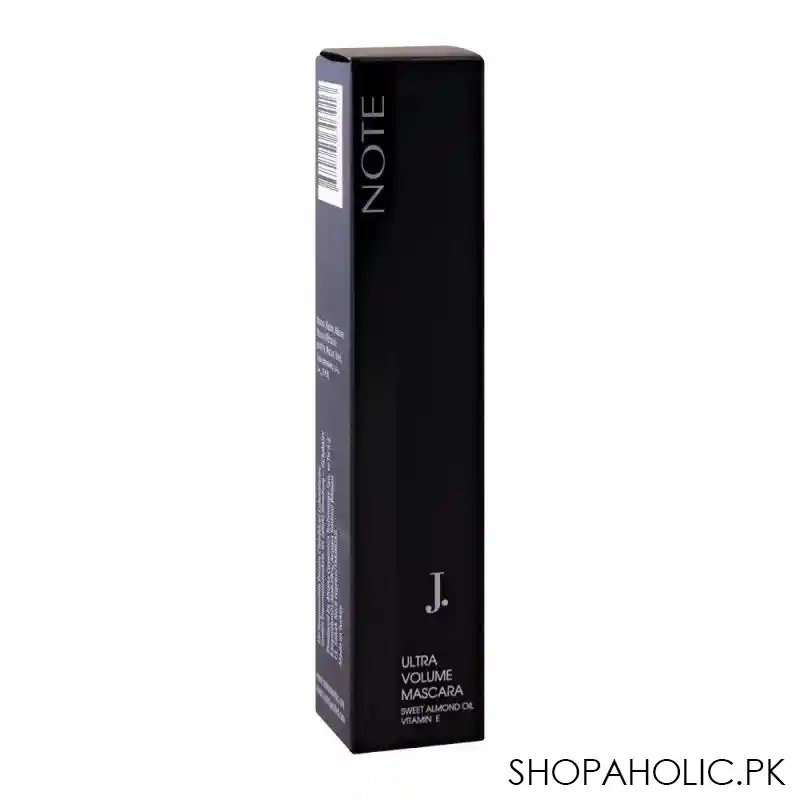 j. note ultra volume mascara, with sweet almond oil + vitamin e image3