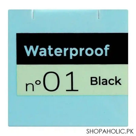 j. note volume one touch waterproof & tear proof mascara, 01, black image5