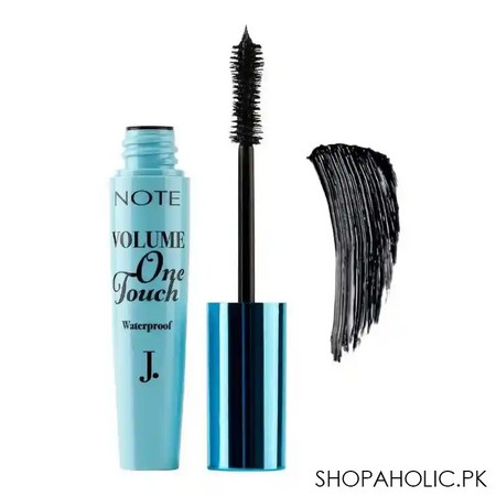j. note volume one touch waterproof & tear proof mascara, 01, black main image