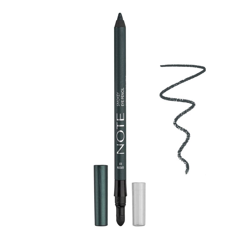 J. Note Smokey Eye Pencil 03, Green - Main Image