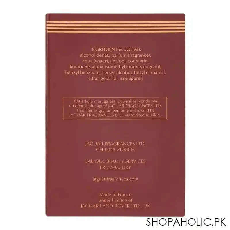 jaguar oud for men eau de parfum, fragrance for men, 100ml image3